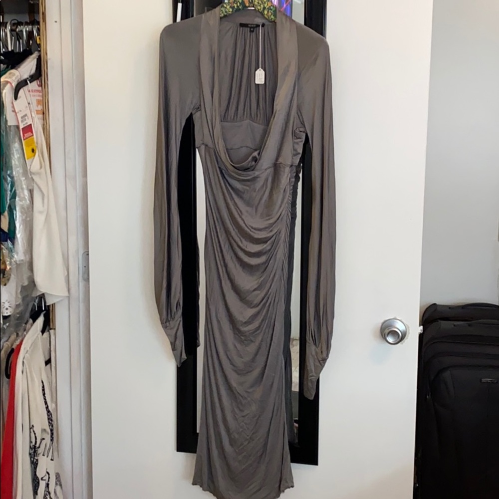 Tom Ford for Gucci gray long sleeve dress sz 40